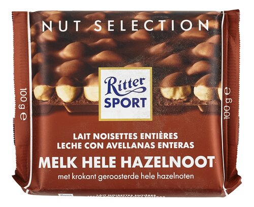 RITTER SPORT Nut sel. melk hazeln. 100g