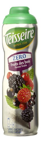 TEISSEIRE Zero siroop bosvruchten 60cl