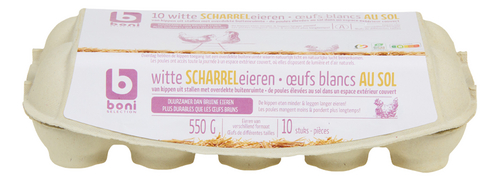 BONI Scharrel | Wit | M/L 10st