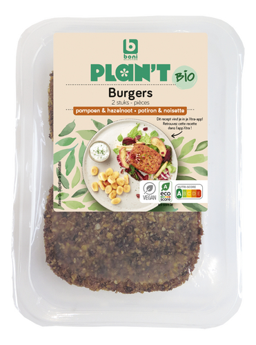 BONI PLAN'T Pomp-hazeln.burger Bio 180g