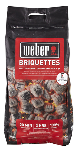 WEBER briketten houtskool barbecue 8kg