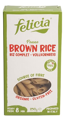 FELICIA Bruine rijst penne GV Bio 250g