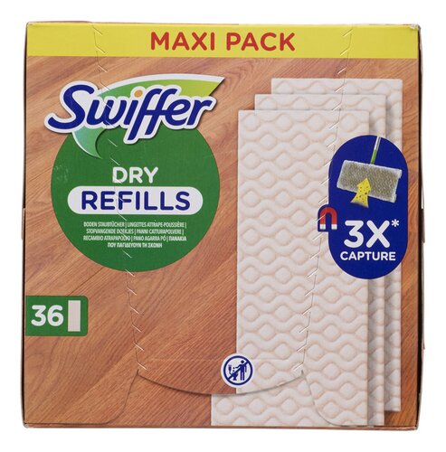 SWIFFER Doekjes dry wood refill 36st