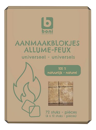 BONI ECO aanmaakblokjes 72st