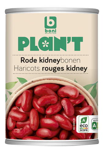 BONI PLAN'T Boni Selection Plan't Rode kidneybonen 250g Conservenblik