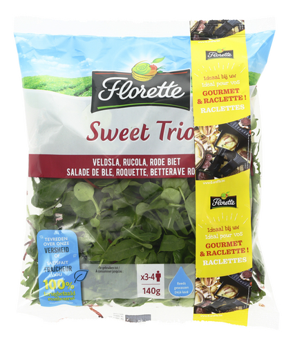 FLORETTE trio rucola-veldsla-r.biet 140g
