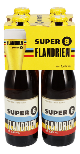SUPER 8 Flandrien 6,4% 4x33cl