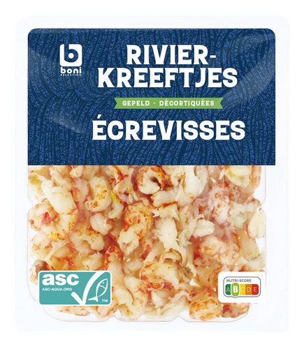 BONI rivierkreeftjes gepeld ASC 150g