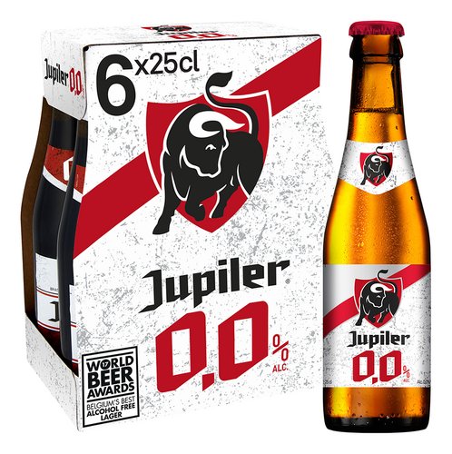 JUPILER 0,0% pils 6x25cl
