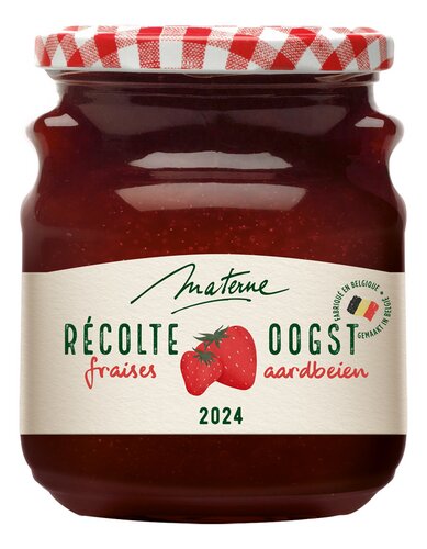 MATERNE conf. aardbei nieuwe oogst 625g