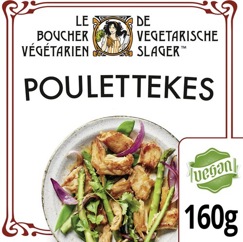 DE VEGETARISCHE SLAGER Poulettekes 160g