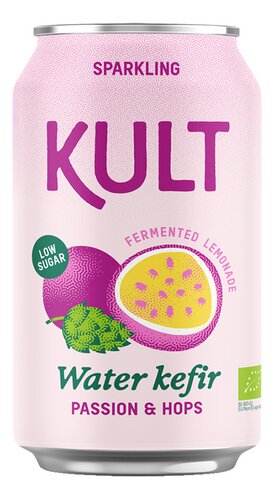 KULT Water Kefir Passion & Hops Bio 33cl