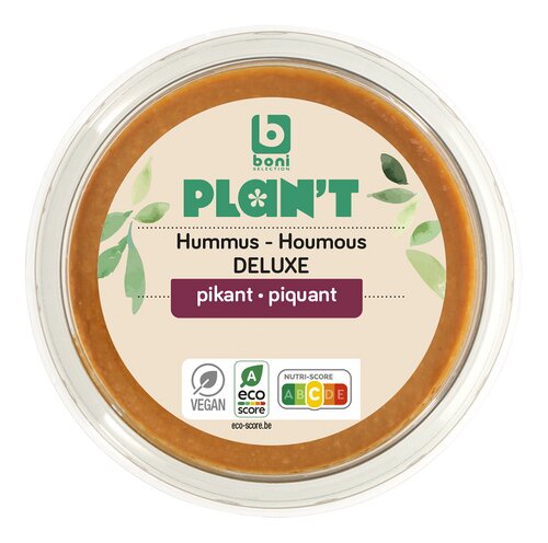 BONI PLAN'T hummus pikant 200g