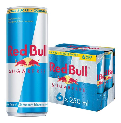 Red Bull Energiedrank Sugarfree 25cl Drankblik