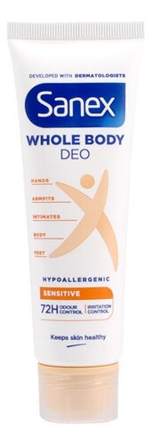 SANEX whole body deo sensit.cream 75ml