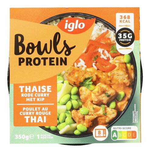 IGLO Protein Bowl Thaise curry Kip 350g
