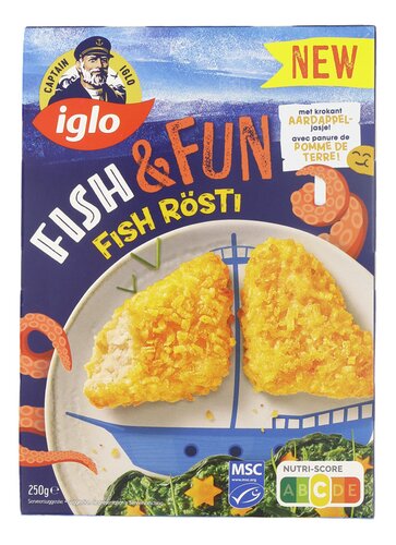 IGLO Fish & Fun | Fish | Rösti 250g