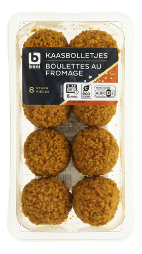 BONI Ovenkaasballetjes 8st