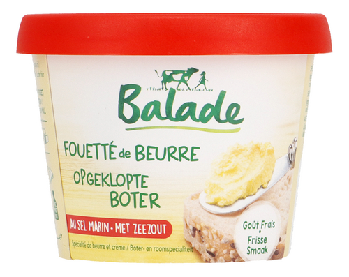 BALADE opgeklopte boter met zeezout 130g