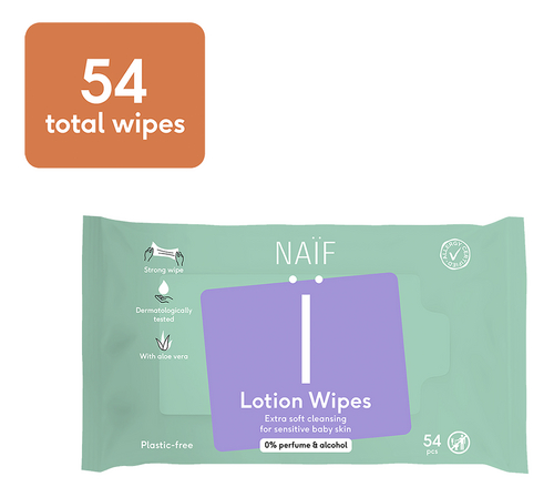 NAIF vochtige doekjes zonder parfum 54st