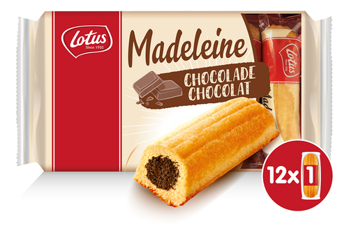 LOTUS madeleine chocolade 12x25g