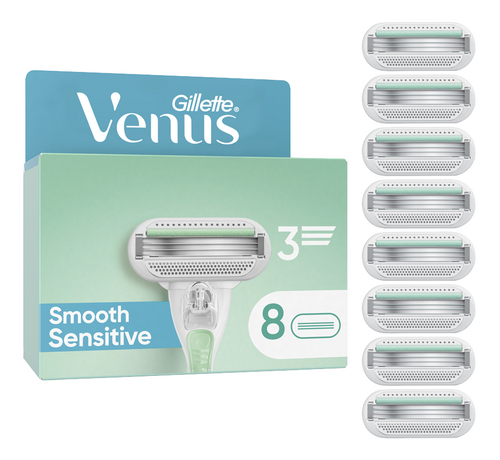 GILLETTE VENUS mesjes smooth sensit. 8st