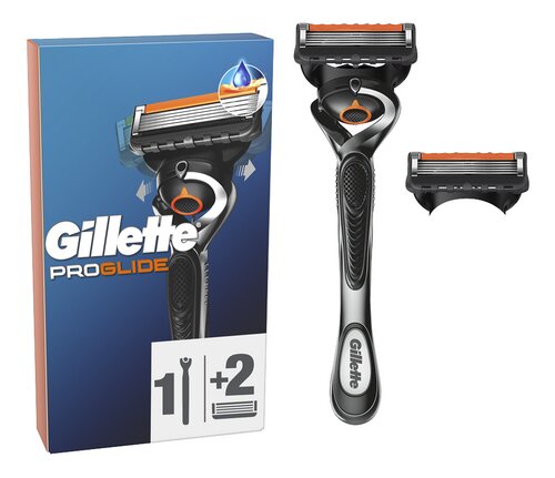 GILLETTE fusion proglide app.+2 mesjes
