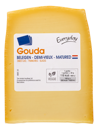 EVERYDAY gouda belegen sneetjes 500g