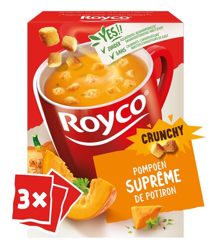 ROYCO soep pompoen suprême Crunchy 3st