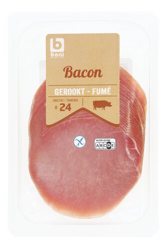BONI bacon sneetjes GV 200g