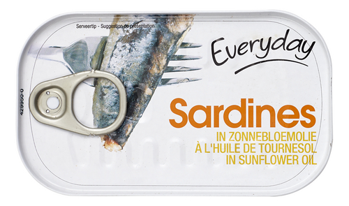 EVERYDAY sardines olie 125g