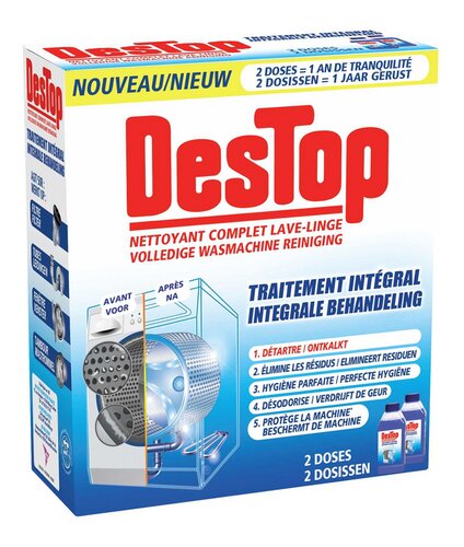 Destop Destop nettoyant complet lave-linge ou turbo gel déboucheur - En  promotion chez Colruyt