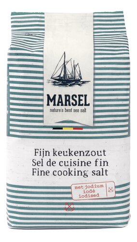 MARSEL Fijn Keukenzout Jodium 1kg