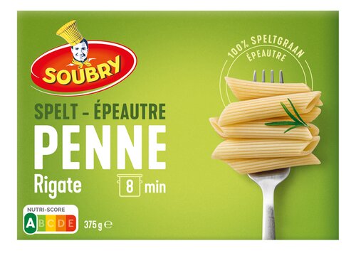 SOUBRY penne rigate spelt 375g