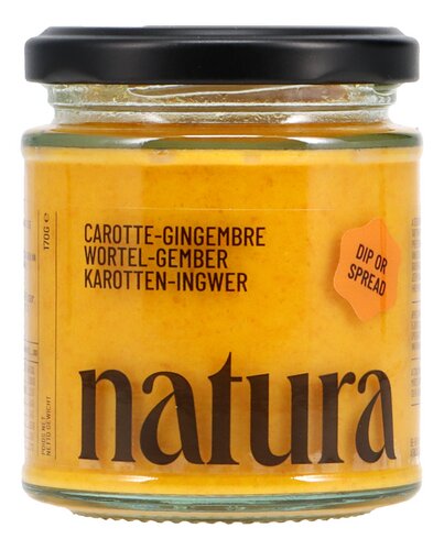 NATURA Spread Wortel Gember 170g