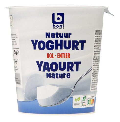 BONI yoghurt vol natuur 750g
