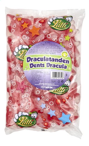 Lutti Friandise Dents Dracula 1kg Colruyt