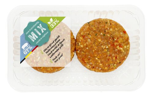 Burger Vark.Zomers groenten ±250g