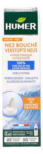 HUMER neusspray zeewater 50ml