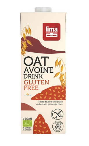 LIMA haverdrink glutenvrij Bio 1L