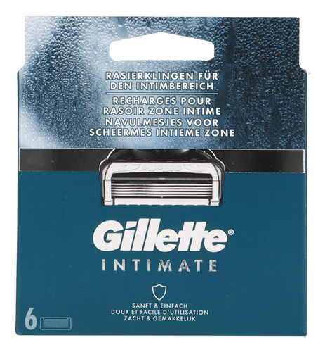 GILLETTE body & intimate mesjes 6st