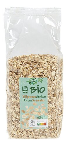BONI BIO vijfgranenvlokken 500g