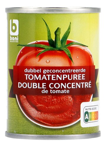 BONI tomatenpuree dubbel geconcentr 140g