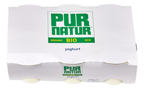 PUR NATUR yogh. vol nat. bio 6x125g