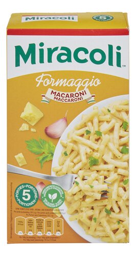 MIRACOLI macaroni Formaggio 5P 448,5g