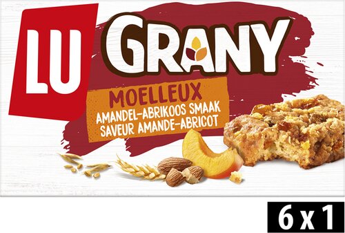 LU GRANY koeken amandel-abrikoos 6x32,5g