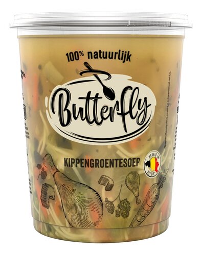 BUTTERFLY Kippengroenten 950ml