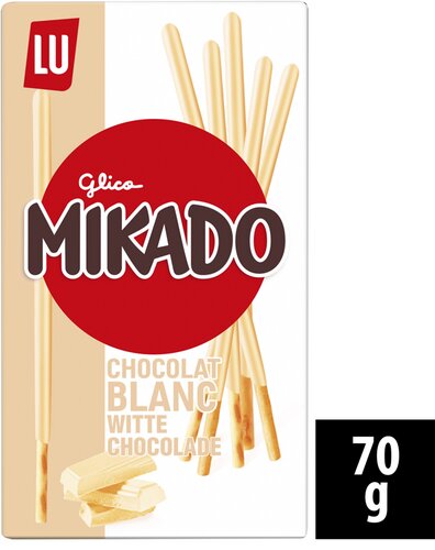 LU MIKADO witte chocolade 70g