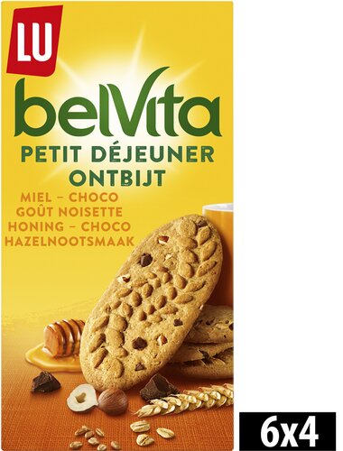 LU BELVITA Ontb.koek hon-cho-hazel 6x50g