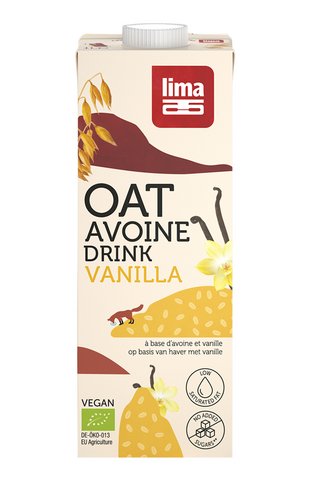LIMA haverdrink met vanille Bio 1L